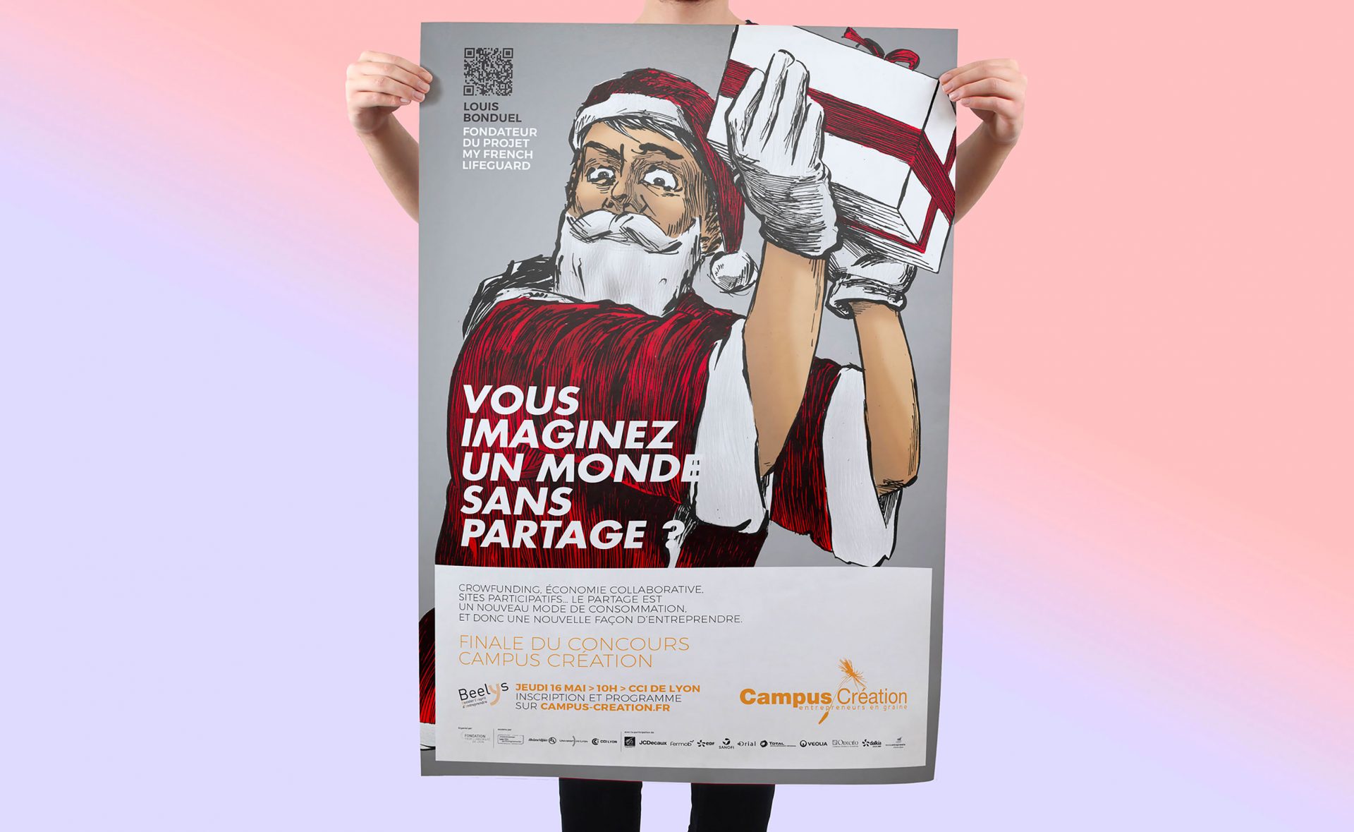 Publicité / campagne / édition / graphisme pour Campus Création à Lyon