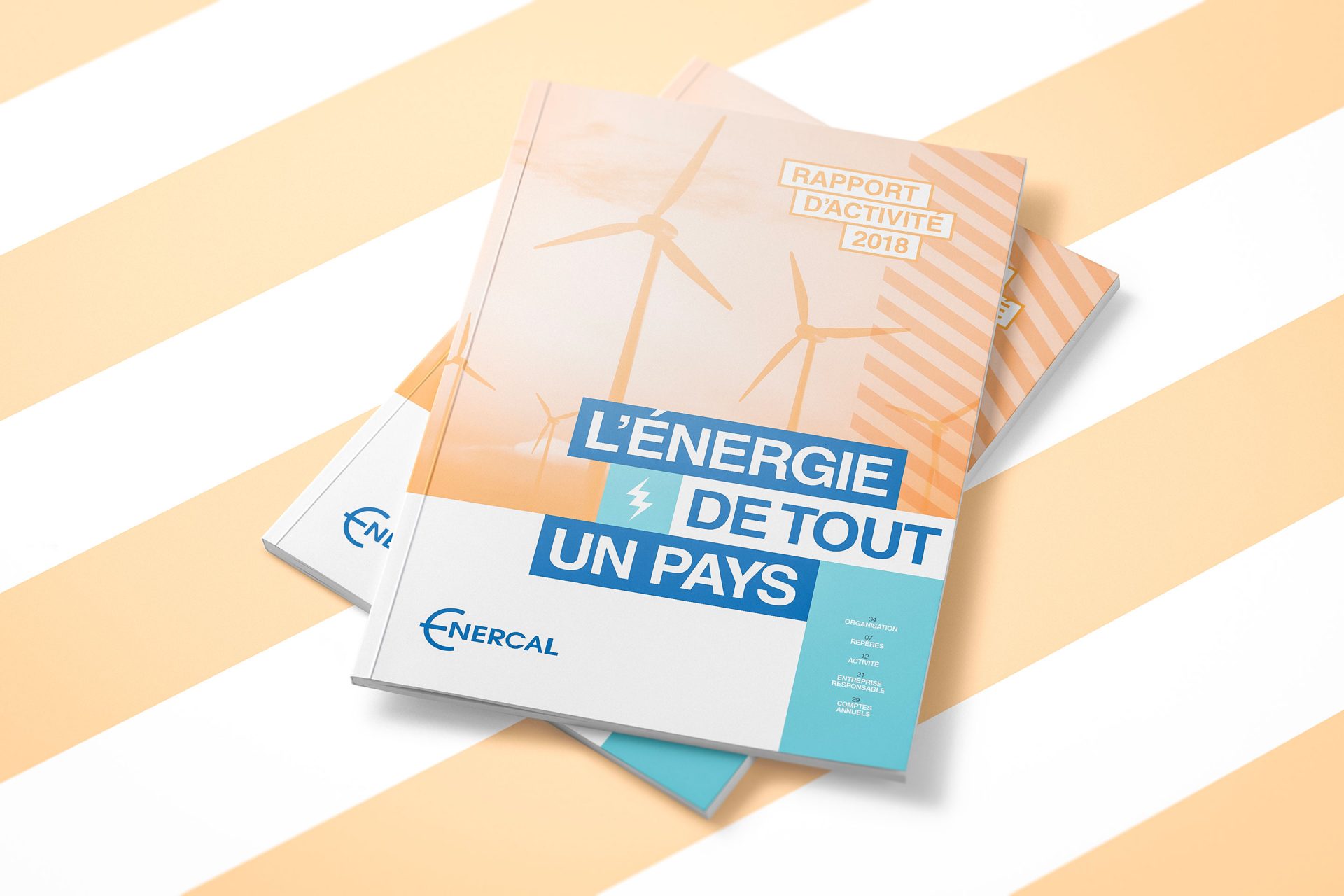 Édition / identité / graphisme pour Enercal en Nouvelle-Calédonie