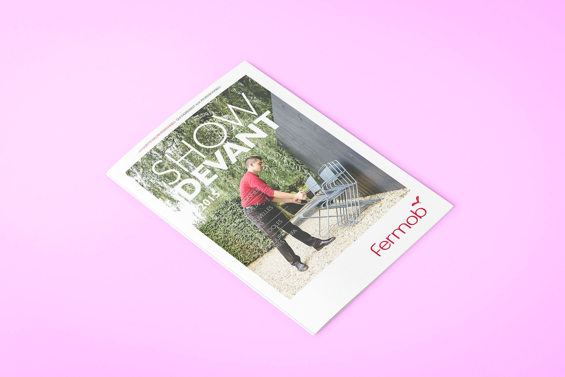 Édition / shooting / webdesign / graphisme pour le catalogue / magazine Fermob daily