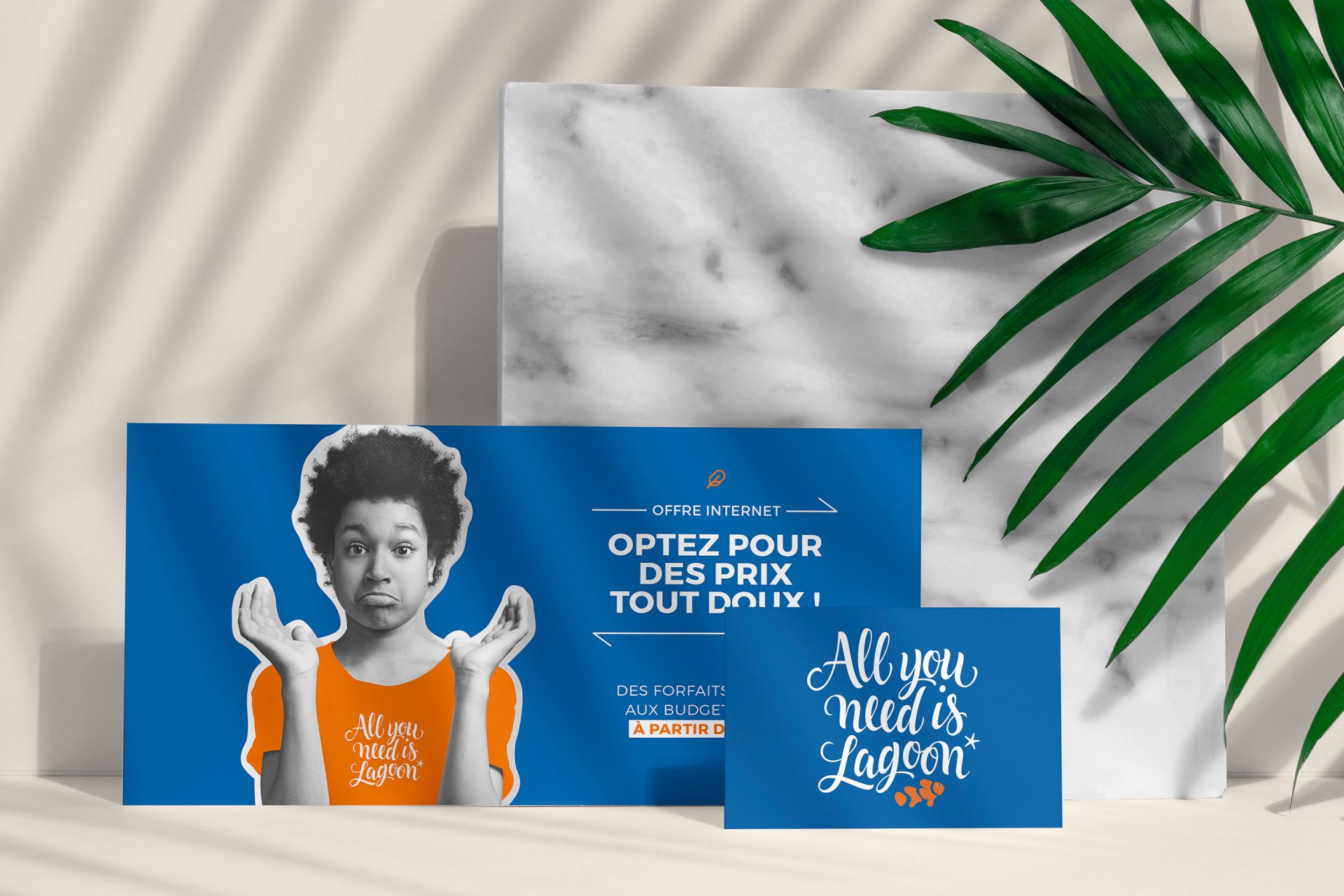 Webdesign / graphisme / logo / publicité / campagne pour Lagoon en Nouvelle-Calédonie