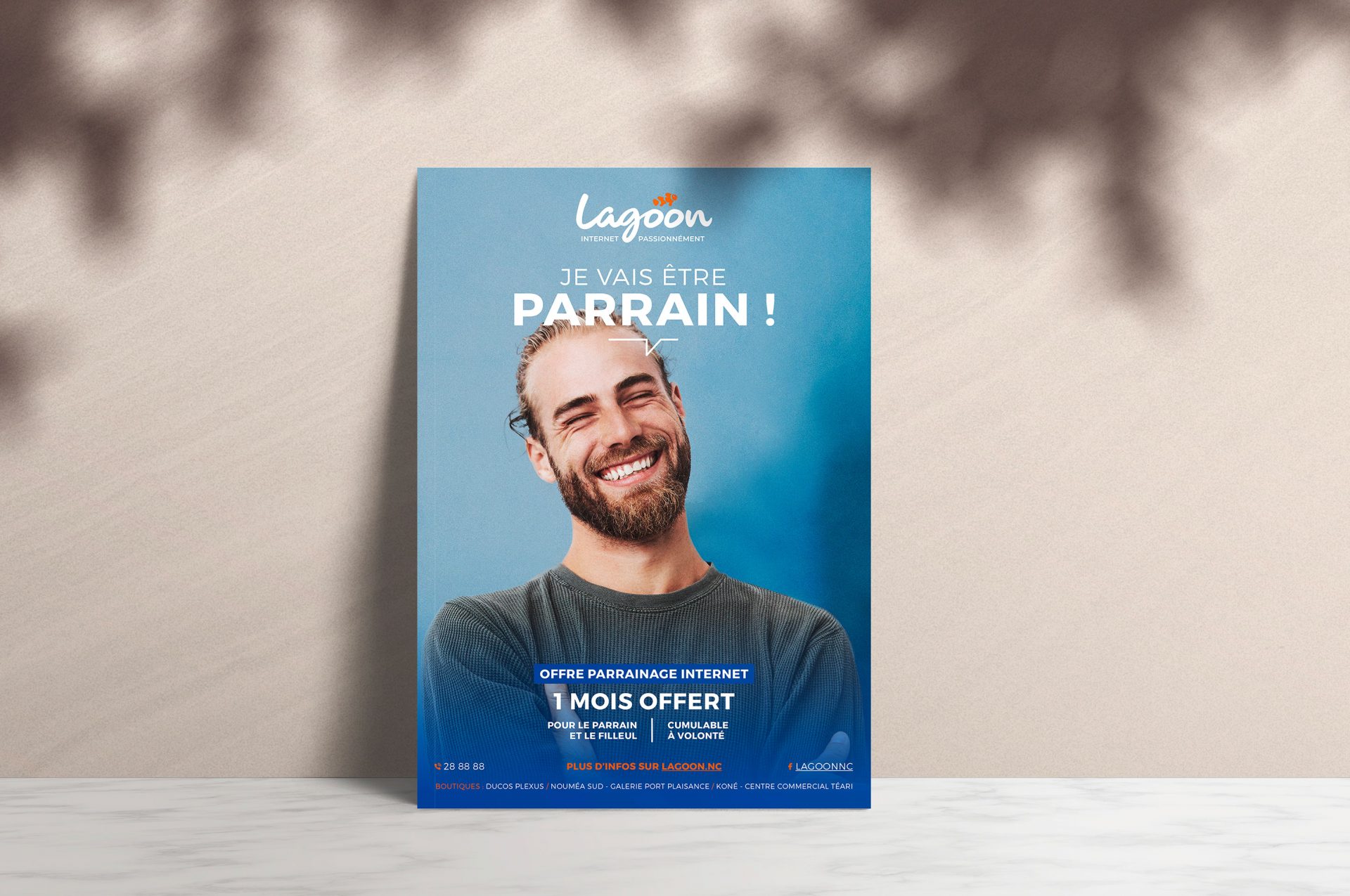 Webdesign / graphisme / logo / publicité / campagne pour Lagoon en Nouvelle-Calédonie