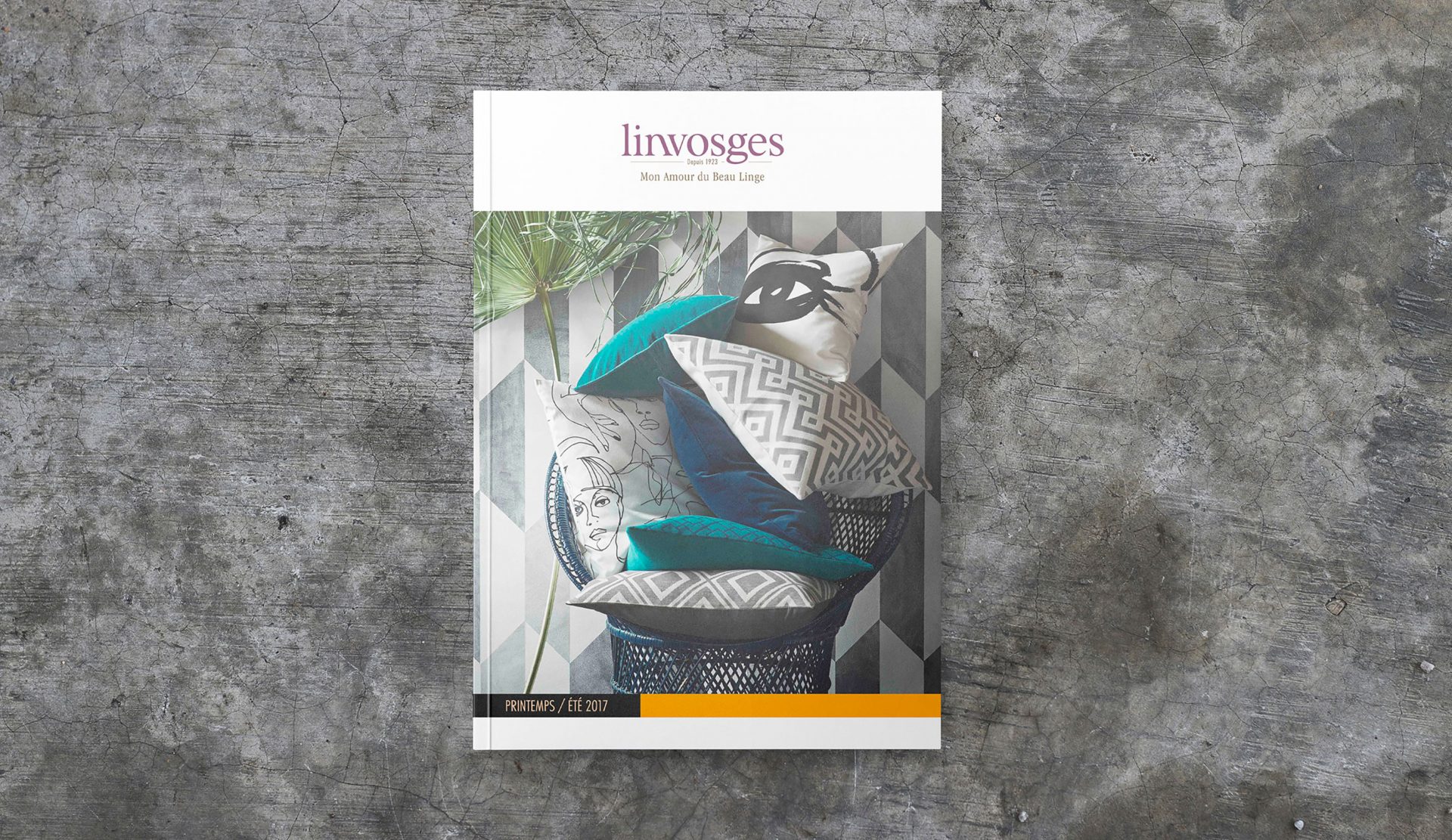 Édition / graphisme pour le catalogue / magazine Linvosges