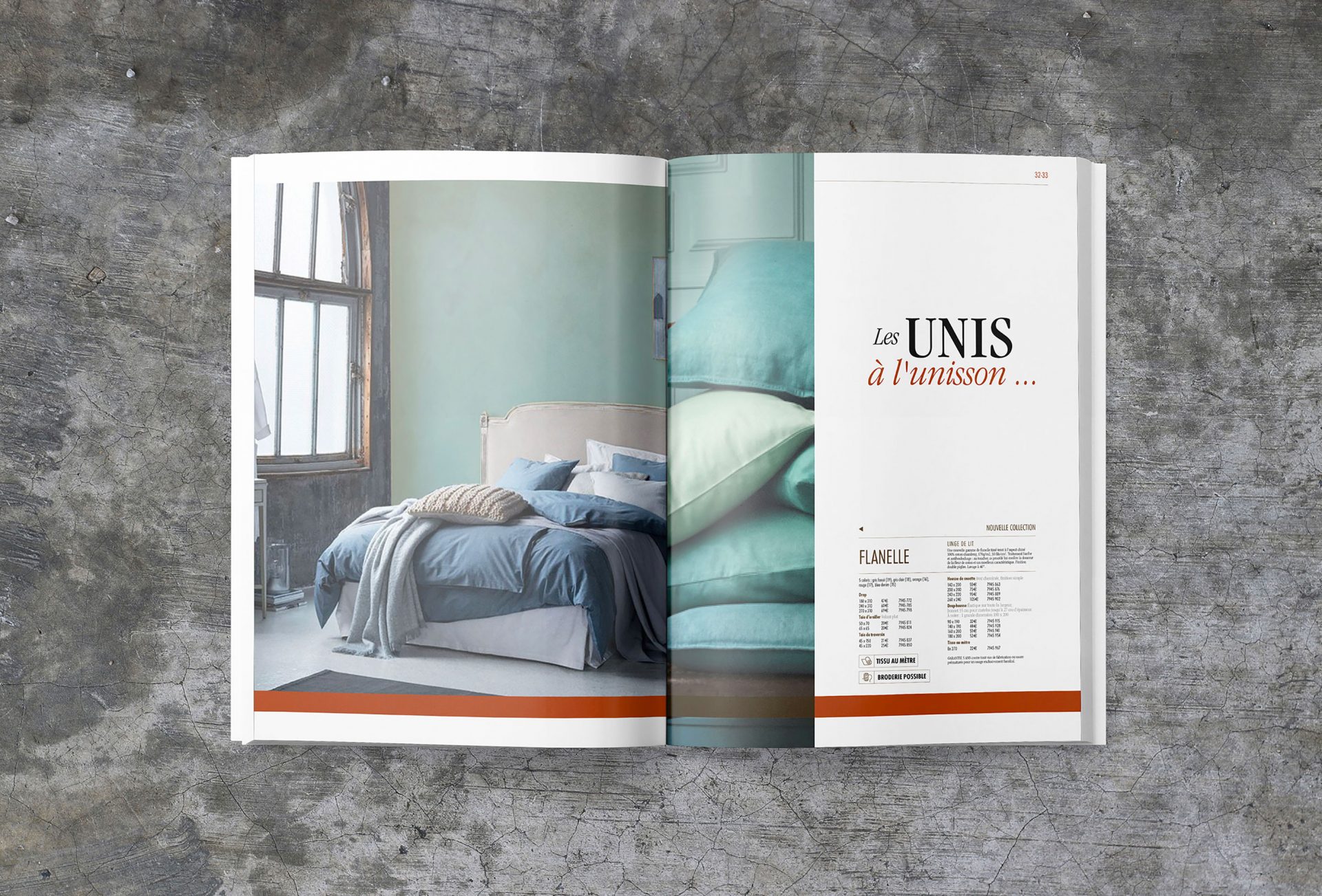 Édition / graphisme pour le catalogue / magazine Linvosges