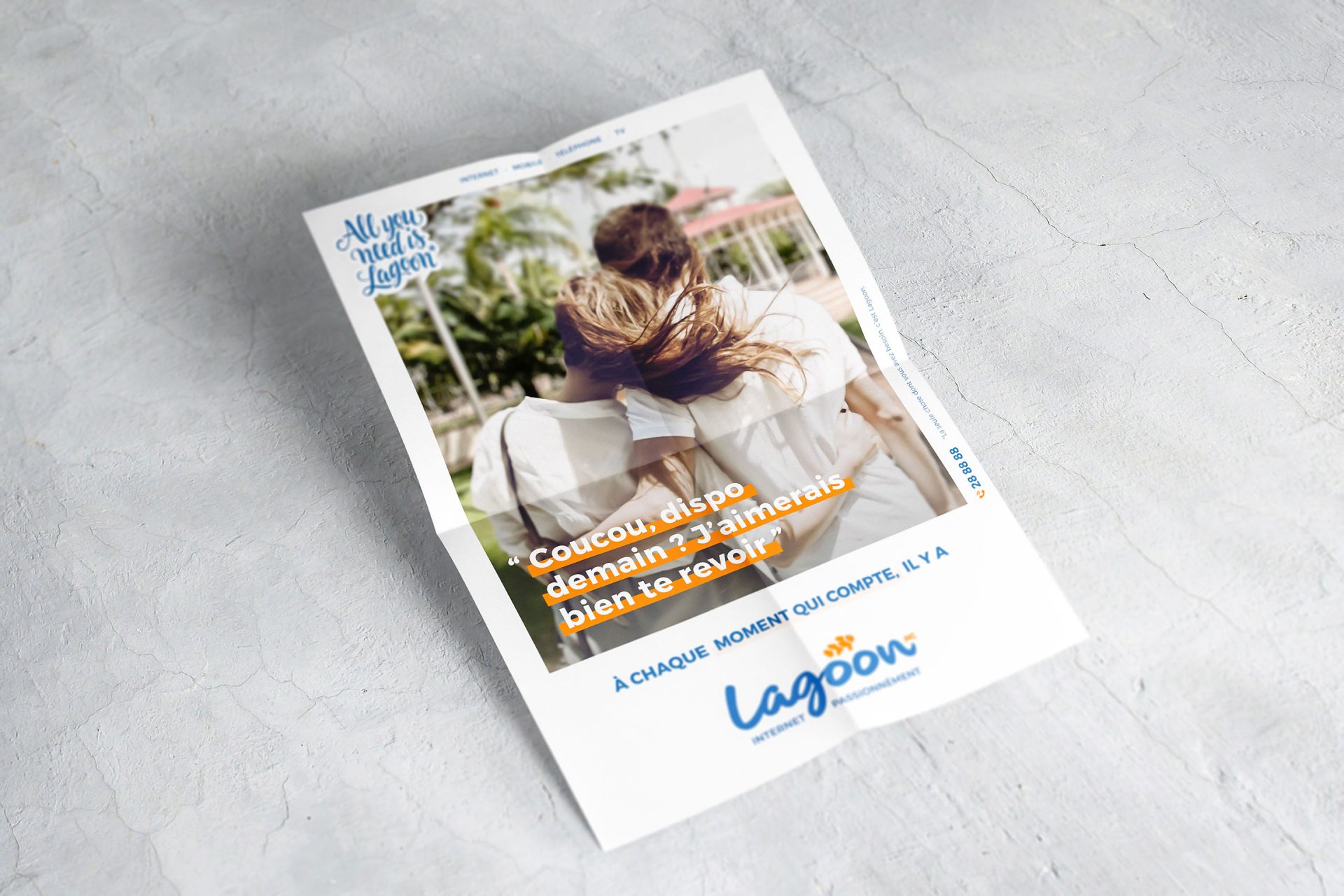 Webdesign / graphisme / logo / publicité / campagne pour Lagoon en Nouvelle-Calédonie