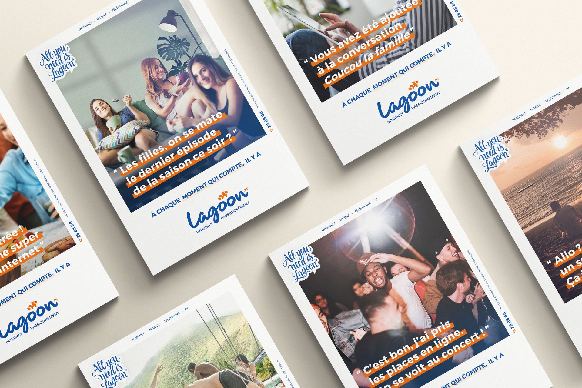 Webdesign / graphisme / logo / publicité / campagne pour Lagoon en Nouvelle-Calédonie