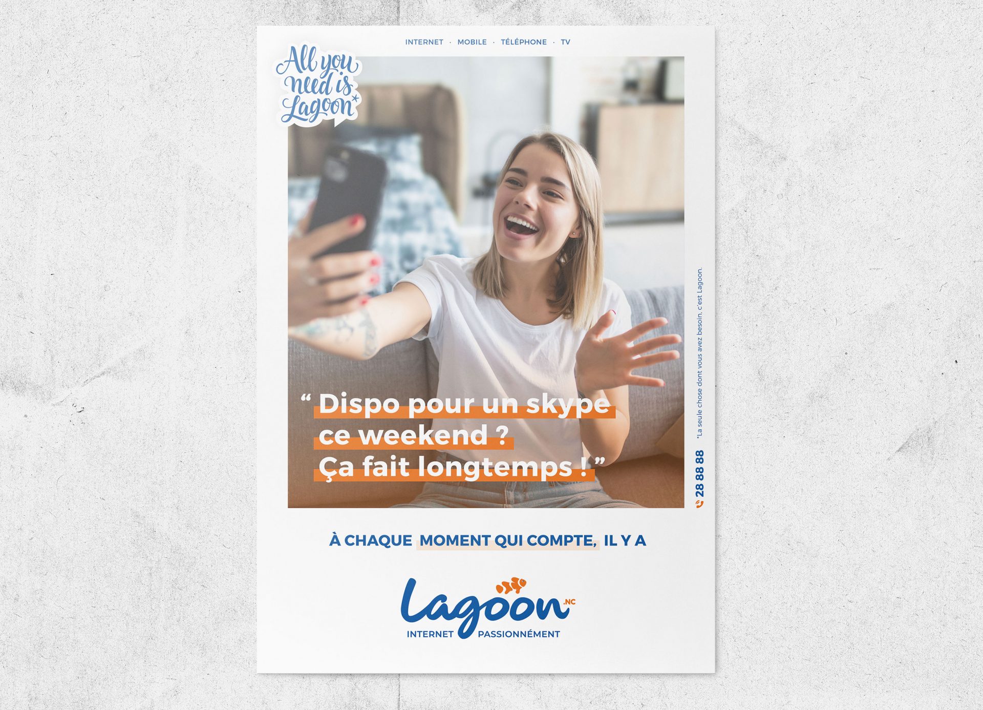 Webdesign / graphisme / logo / publicité / campagne pour Lagoon en Nouvelle-Calédonie