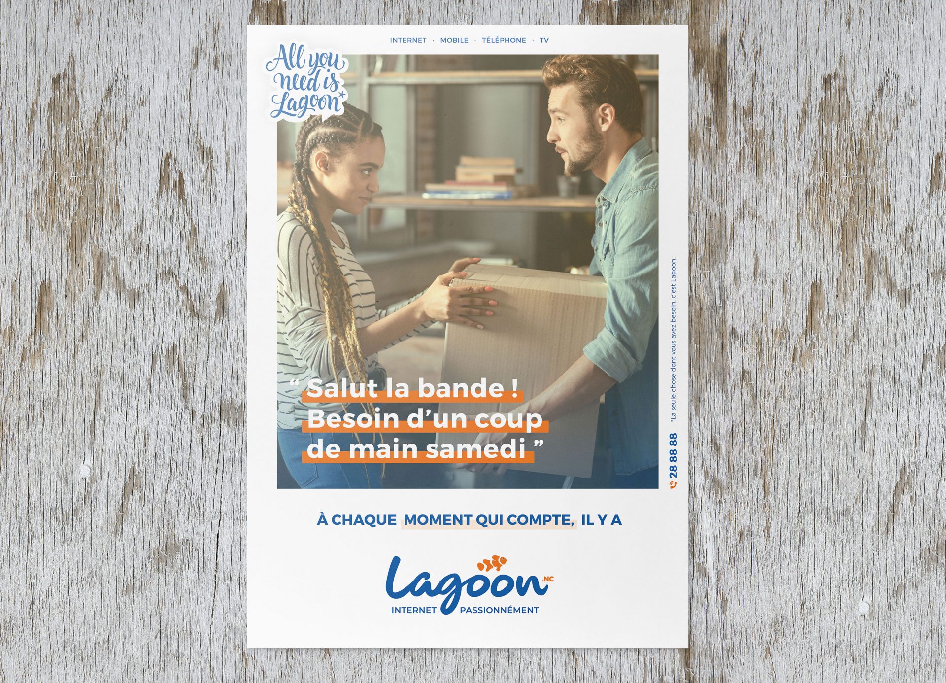 Webdesign / graphisme / logo / publicité / campagne pour Lagoon en Nouvelle-Calédonie