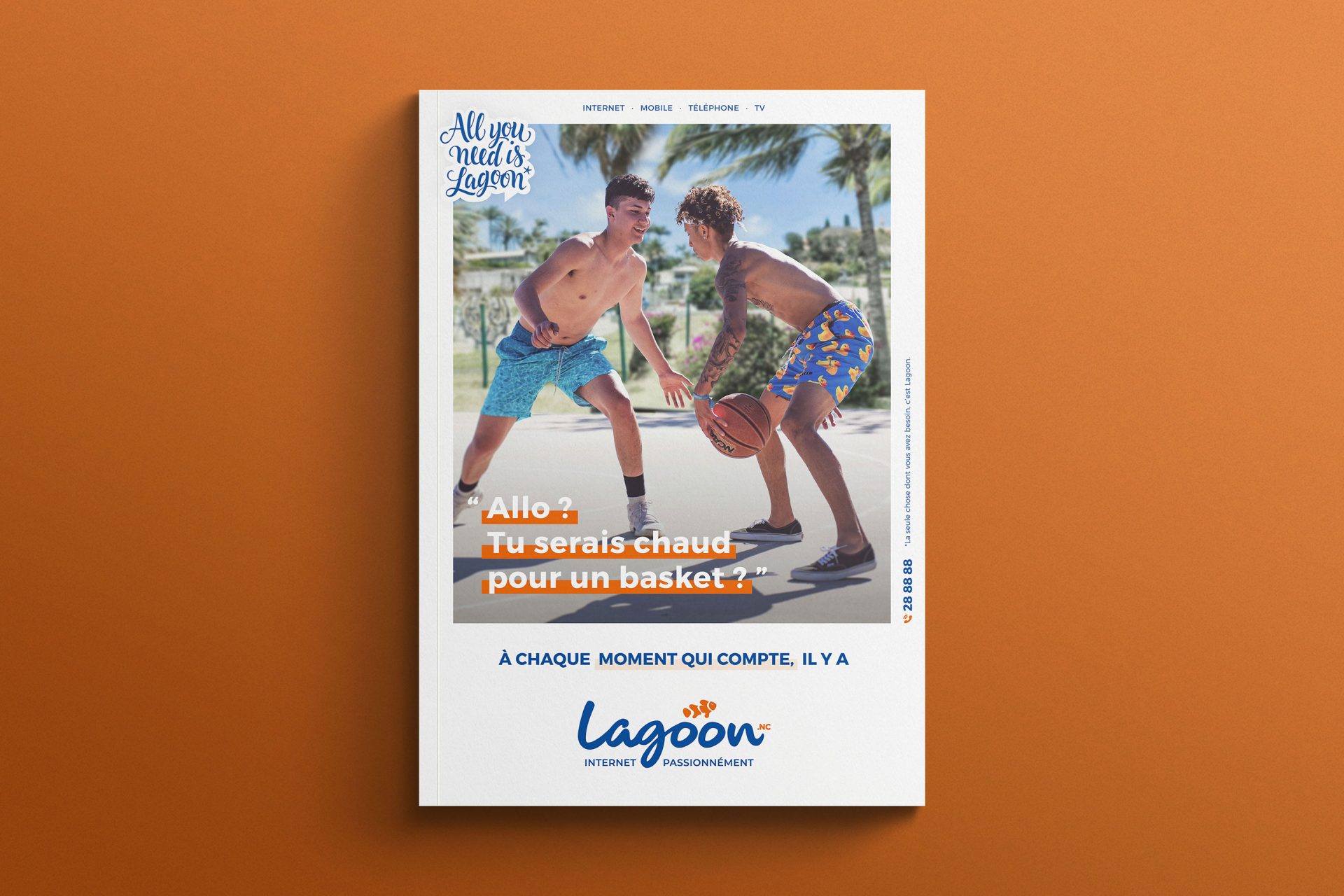 Webdesign / graphisme / logo / publicité / campagne pour Lagoon en Nouvelle-Calédonie