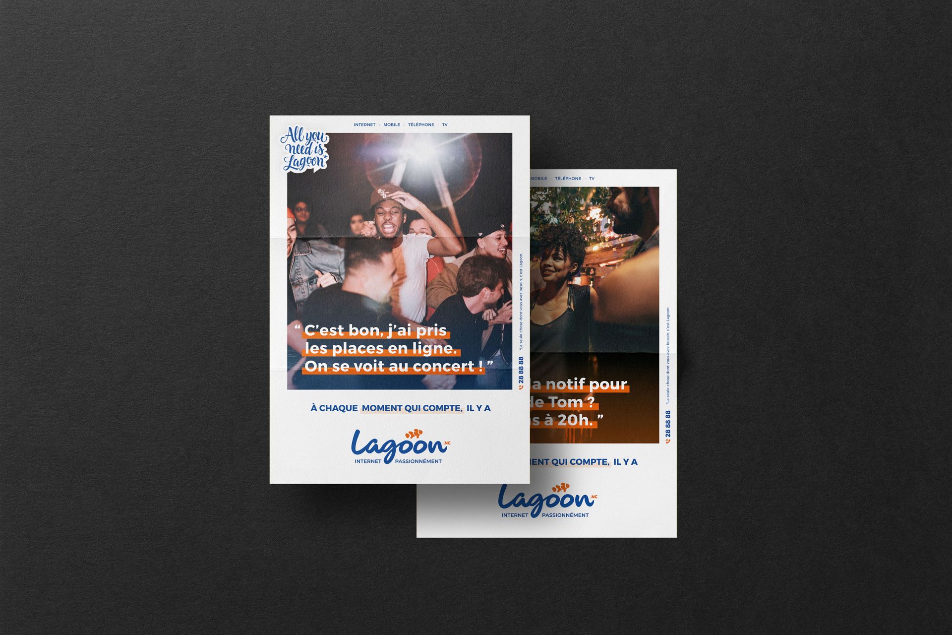 Webdesign / graphisme / logo / publicité / campagne pour Lagoon en Nouvelle-Calédonie