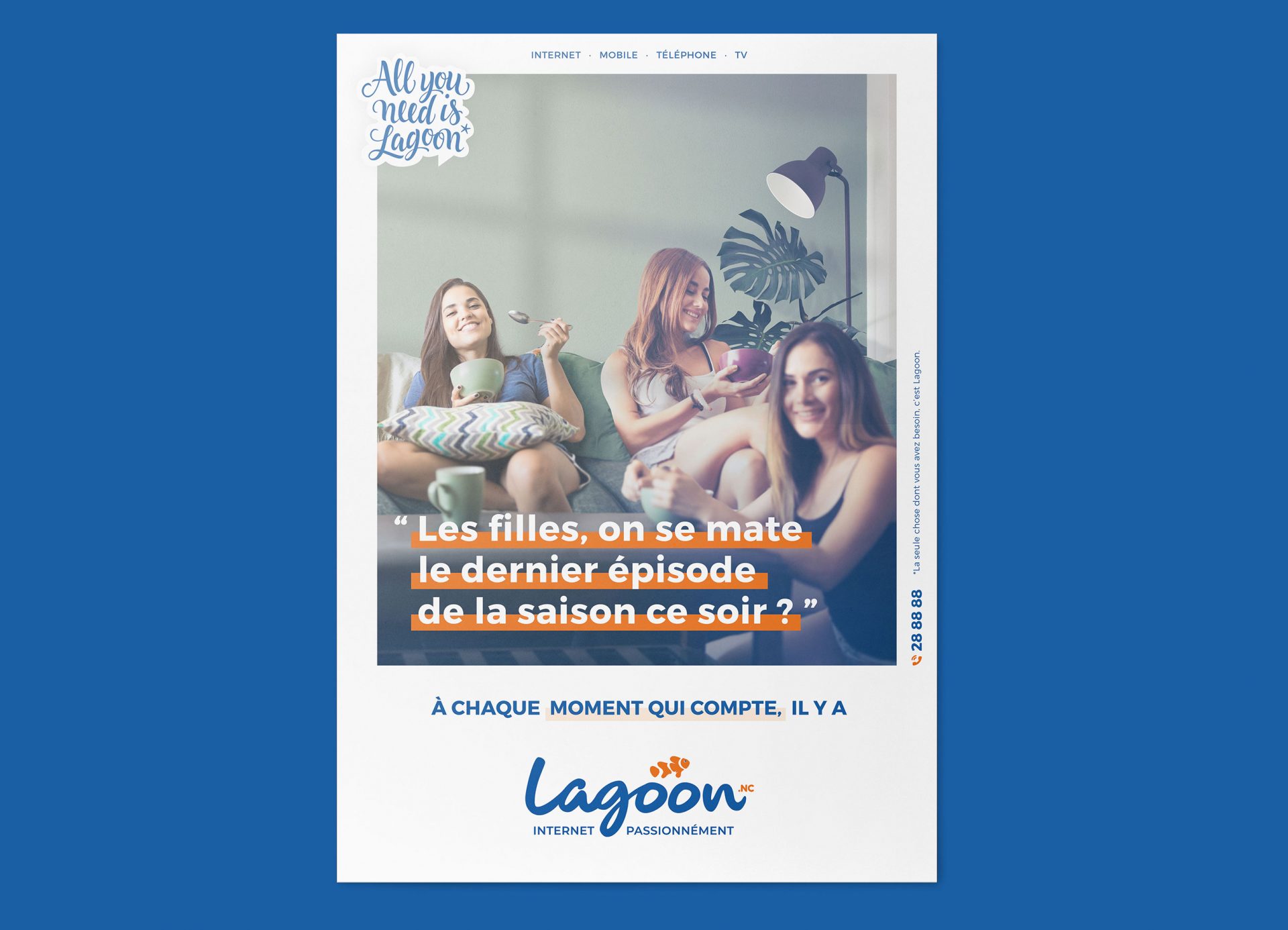 Webdesign / graphisme / logo / publicité / campagne pour Lagoon en Nouvelle-Calédonie