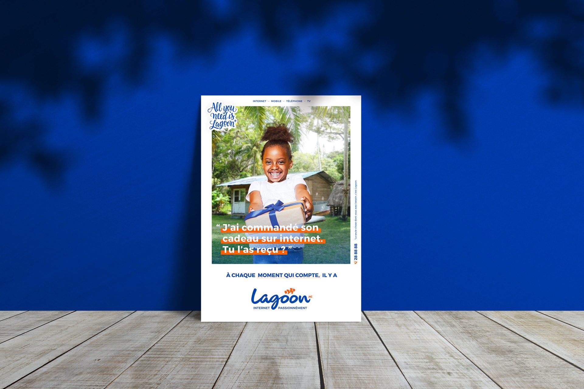 Webdesign / graphisme / logo / publicité / campagne pour Lagoon en Nouvelle-Calédonie