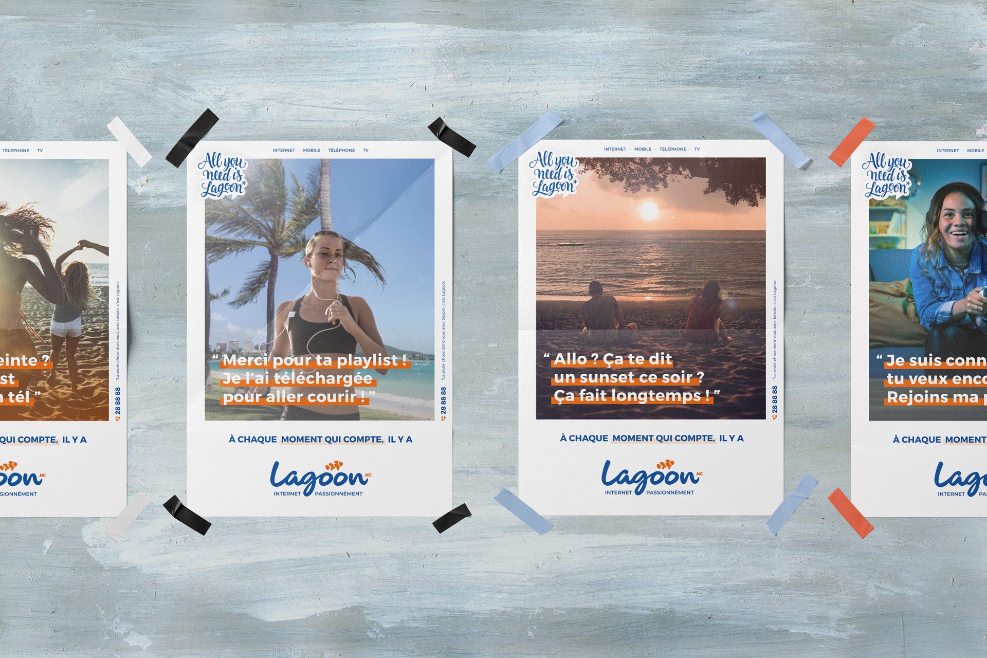 Webdesign / graphisme / logo / publicité / campagne pour Lagoon en Nouvelle-Calédonie