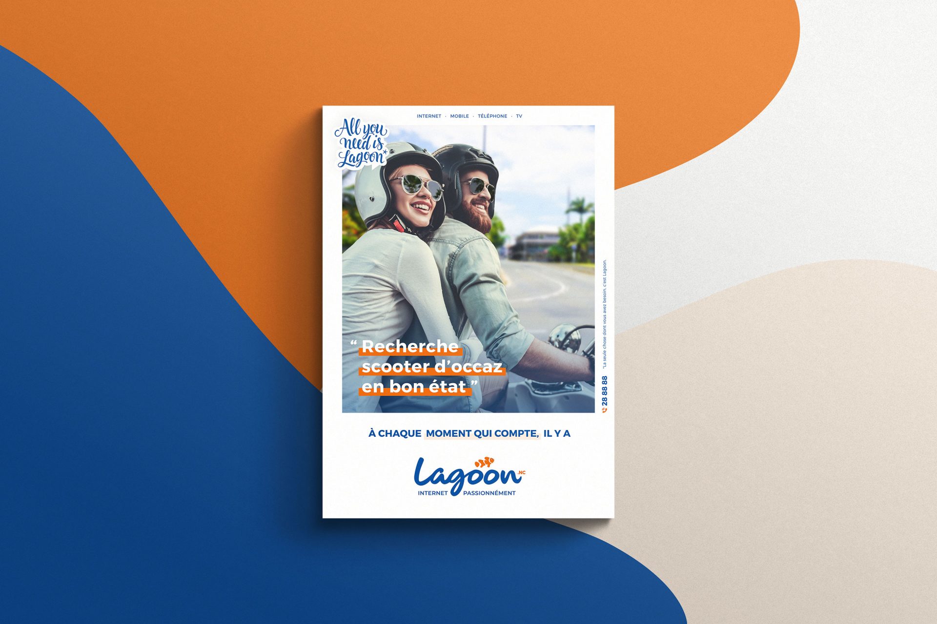 Webdesign / graphisme / logo / publicité / campagne pour Lagoon en Nouvelle-Calédonie